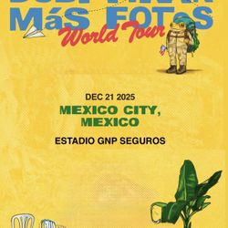 BAD BUNNY CONCERT TICKET 