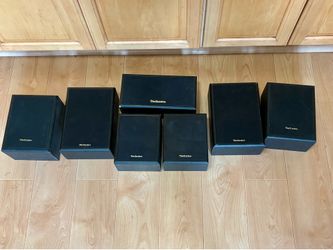 6 Piece Technics Surround Sound Speaker Set