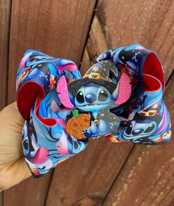 Halloween Little Girls Hair Bows