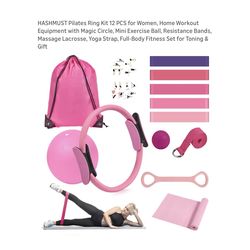 Brand new Pilates Ring Kit 12 PCS for Women