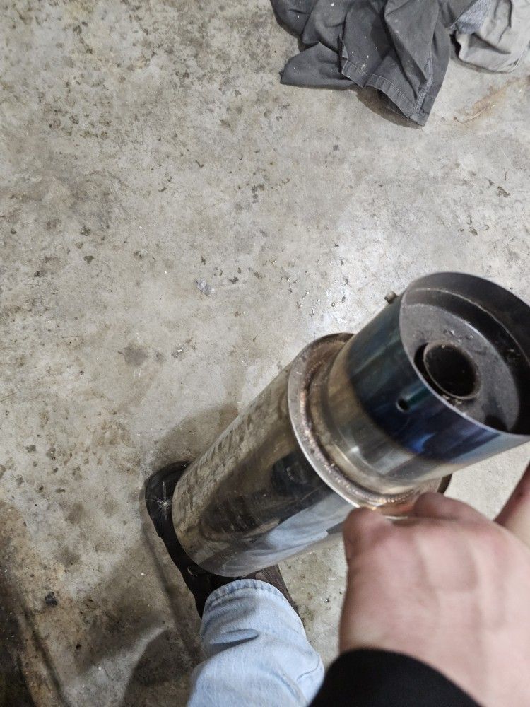 3 In Weld On Exhaust Burnt Tip