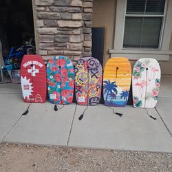 5 different kids Styrofoam Boogie Boards $10 each See All Photos