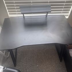 Gaming / Computer Desk with Monitor Shelf - $50 OBO