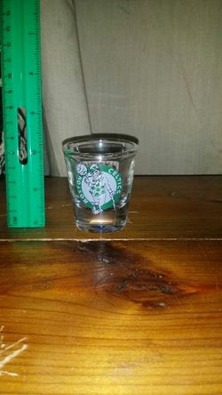 Boston celtics shot glass