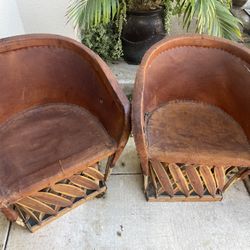 4 Equipale Barrel Chairs