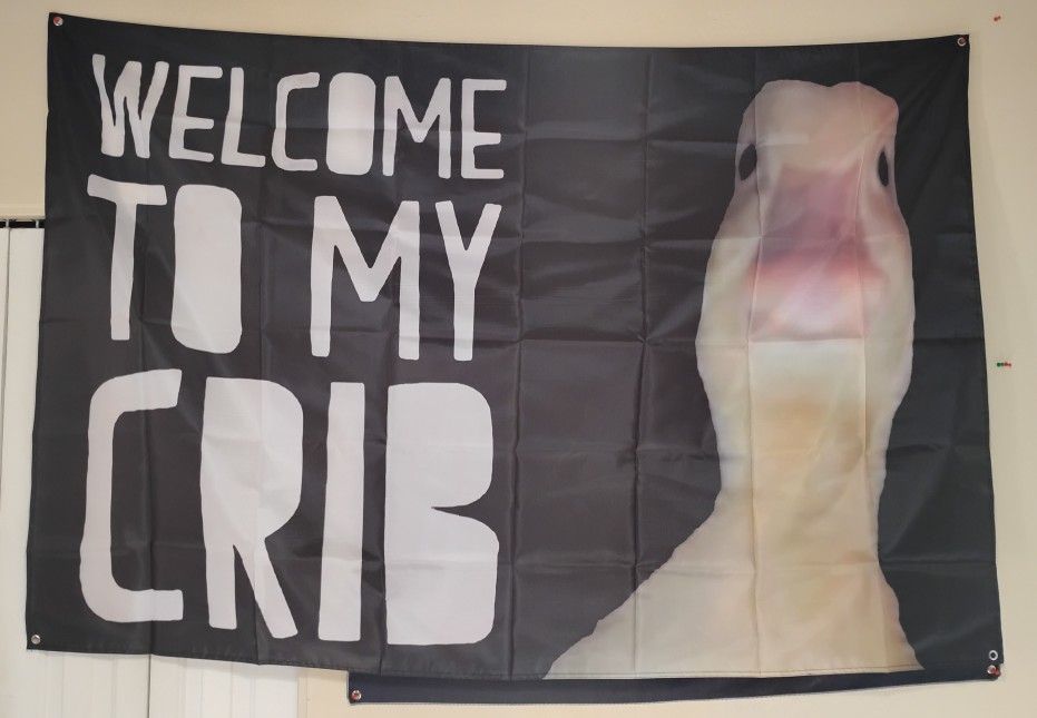 Welcome to my Crib Banner 4 Ft x 6 Ft NEW