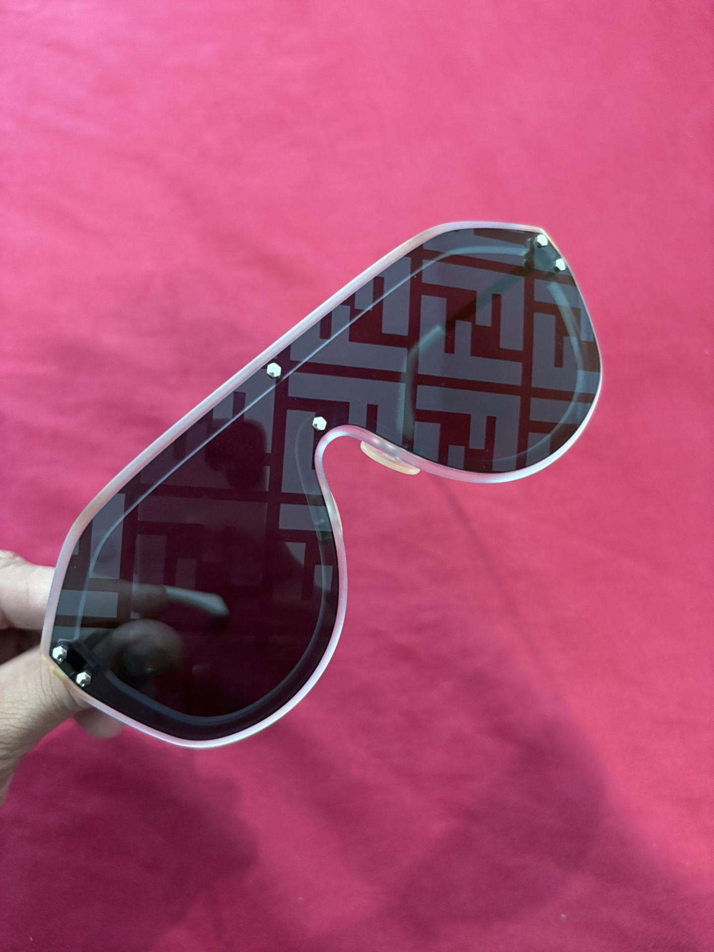 Fendi FF Logo Shield Sunglasses