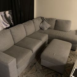 Sofa With Futon And Chest