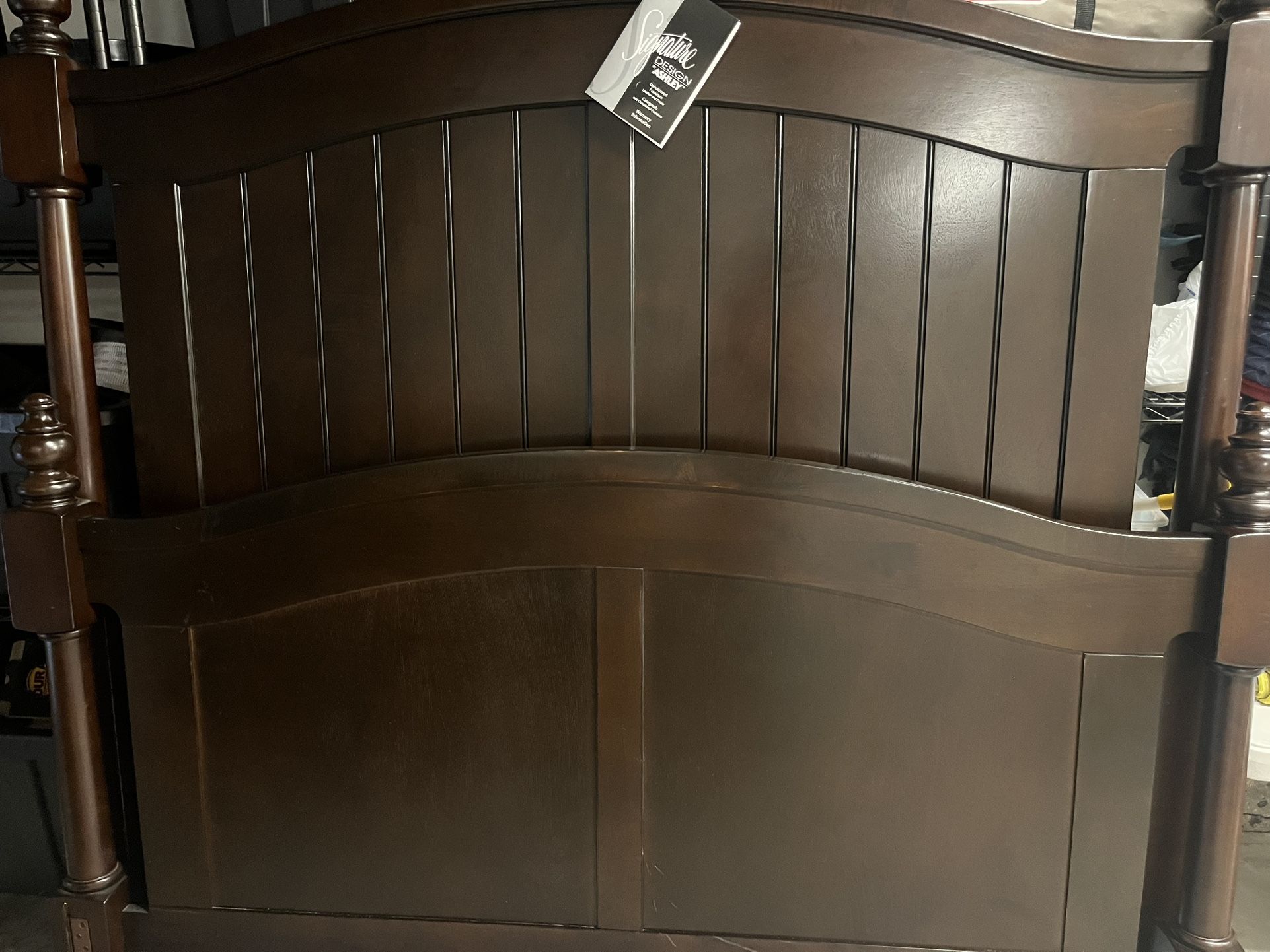 Bed Frame And Side Table
