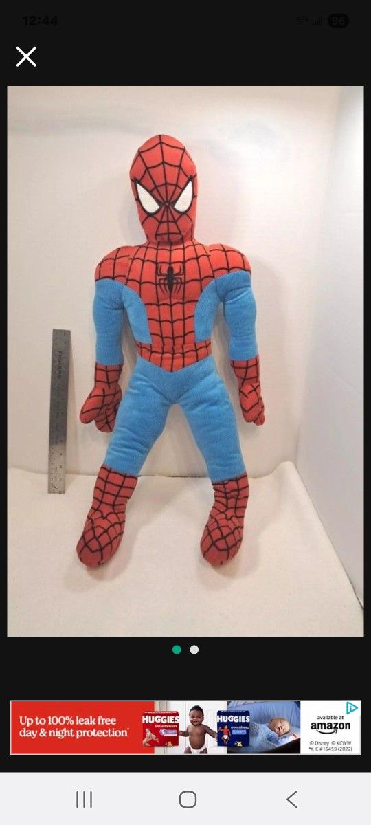 SPIDERMAN 24 Inch-Jumbo Stuffed Plush Toy