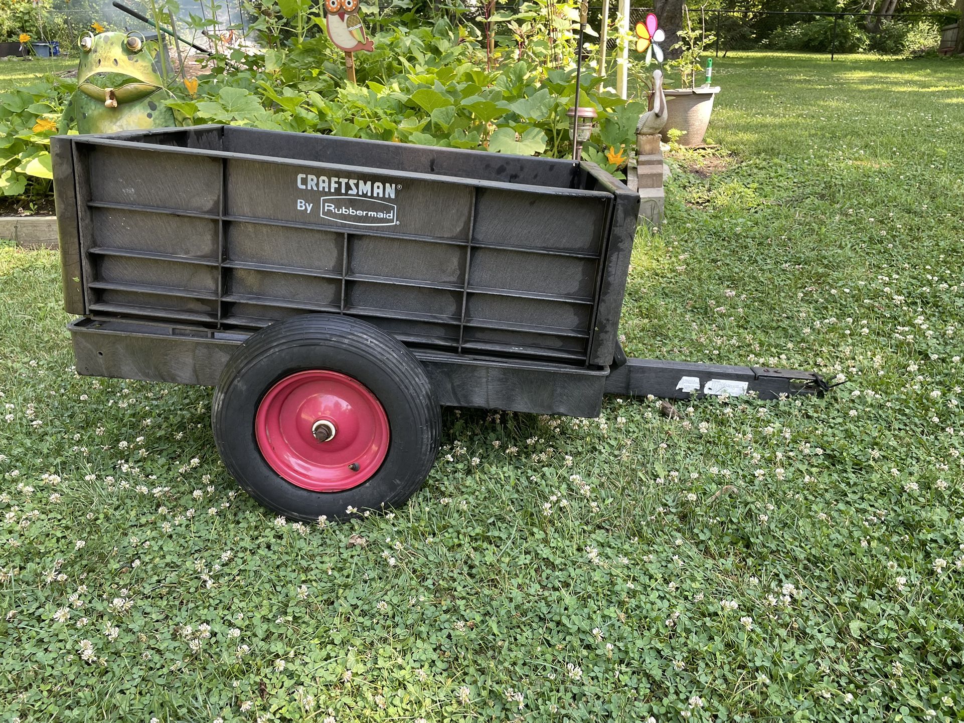 Craftsman Rubbermaid Garden Tractor Utility Trailer