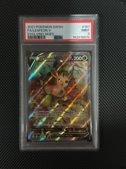 Evolving Skies Leafeon V PSA 9