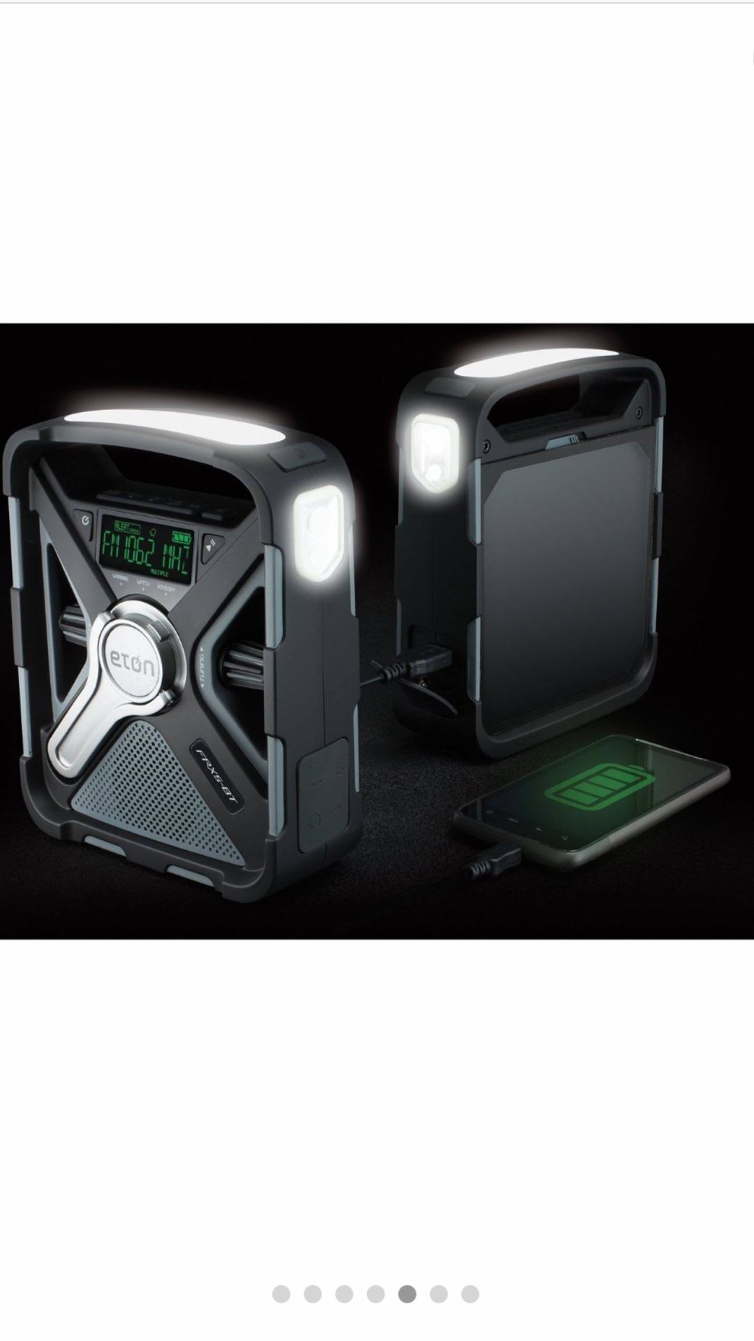"Eton FRX5-BT" Radio with Bluetooth & charger