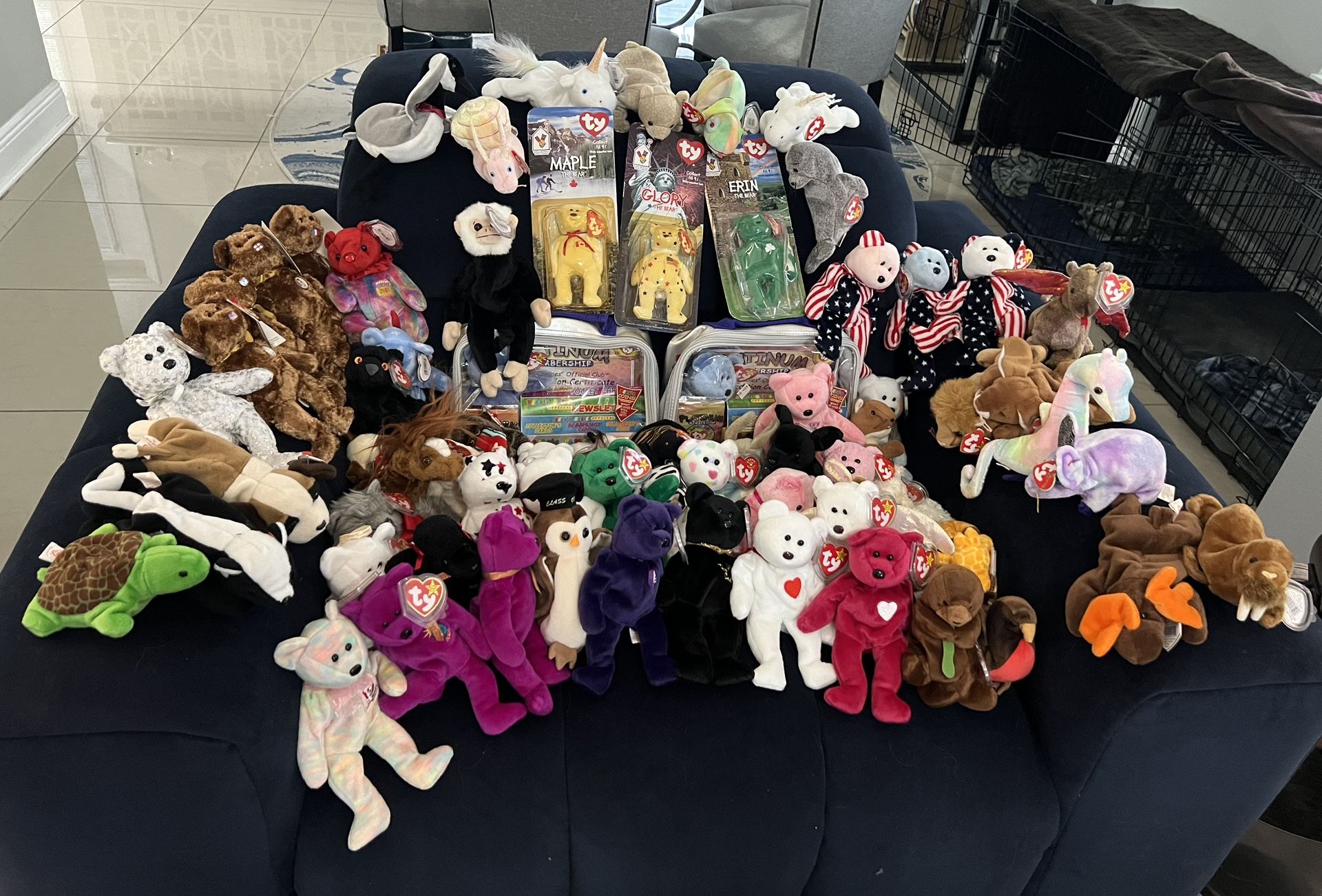 Beanie Babies Lot Of 72