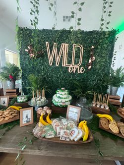 Wild one wood sign
