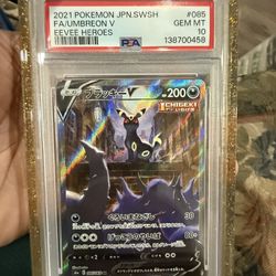 Umbreon V PSA 10 Eevee Heroes