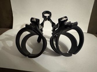Profile design dual water bottle cage holder