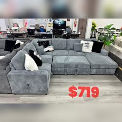oversized corduroy sectional pullout sleeper bed chaise with storage space