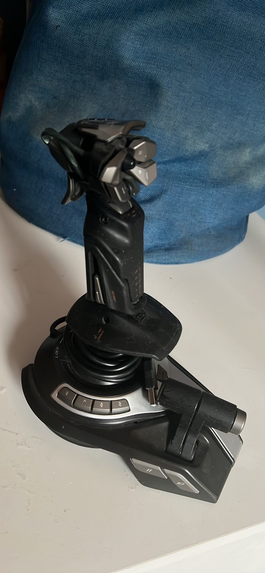 Saitek Cyborg X PC Joystick Flight Simulator Stick