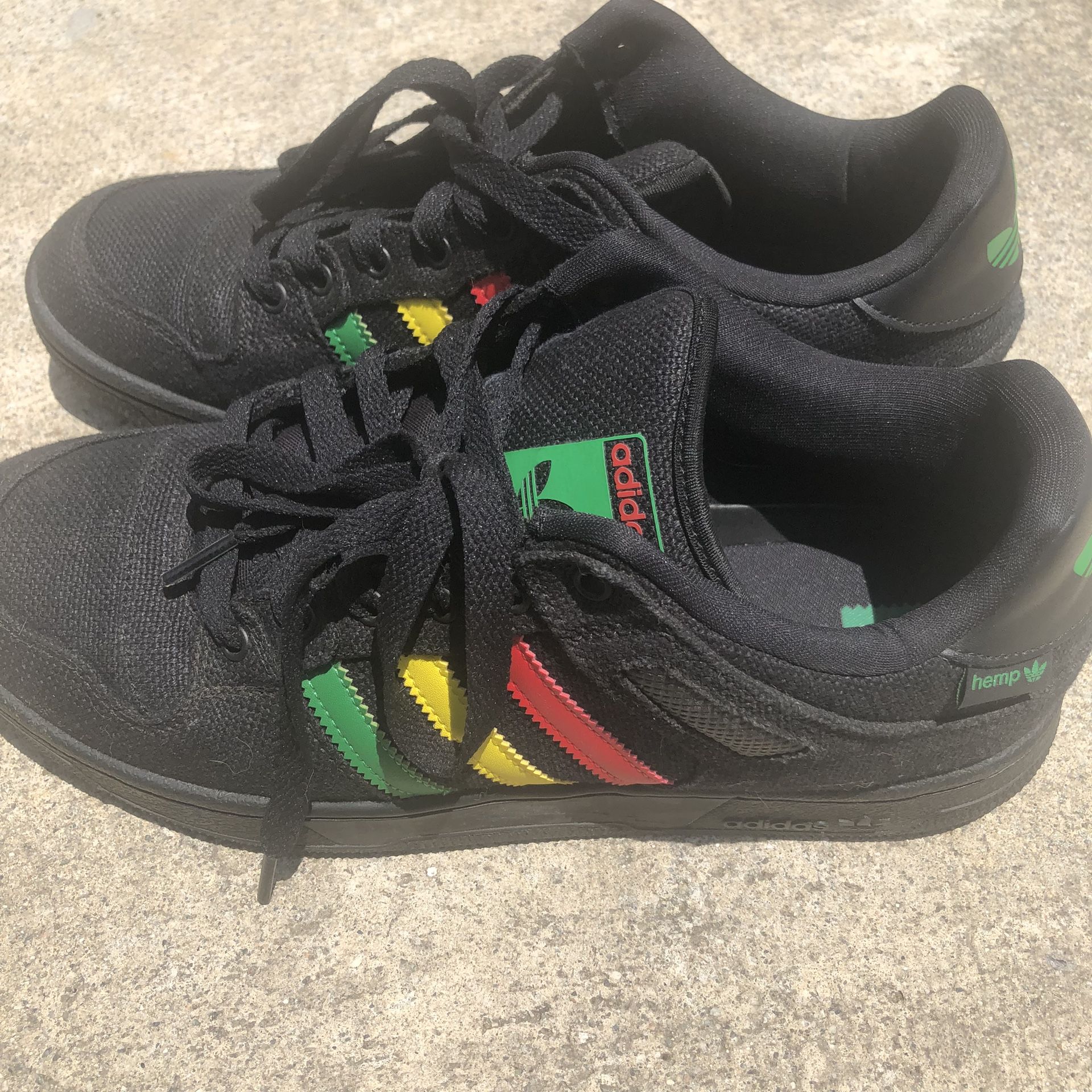 Adidas Hemp Originals Rasta Men Shoes 10.5. Like new