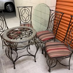 Dining Room Furniture Set $99 🎁🎉🎁 Table, Chairs, Furniture, Dining Furniture, Kitchen Dining Furniture, Glass, Metal, Storage Sell, Deal, Items 