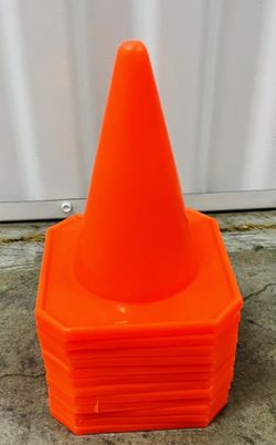 4 inch Mini Orange Cones Sports Agility- Set Of 12