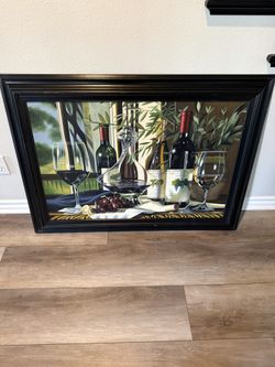 “ Napa Valley Memories” Painting, Framed Print
