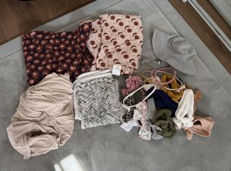 Baby Girl Swaddles/ Blankets And More