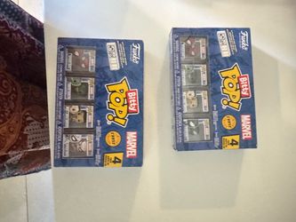 Two Funko Bitty Pop! Marvel Spider-Man 4-Packs - $25 for Bot