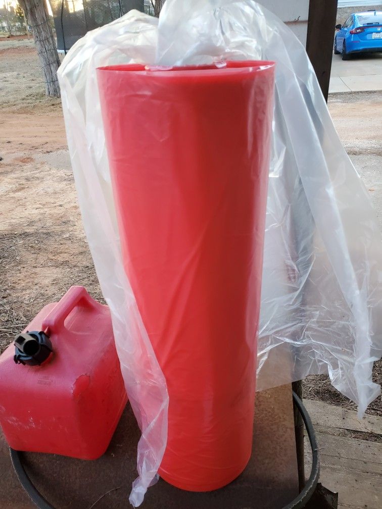 Red Plastic Bags 33wide x24 Deep. 1 Roll 300 Bags. I Have More Than 10++.