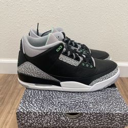 Jordan 3 Green Glow