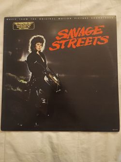 Savage Streets Original Soundtrack Vinyl LP DJ COPY NEVER PLAYED
