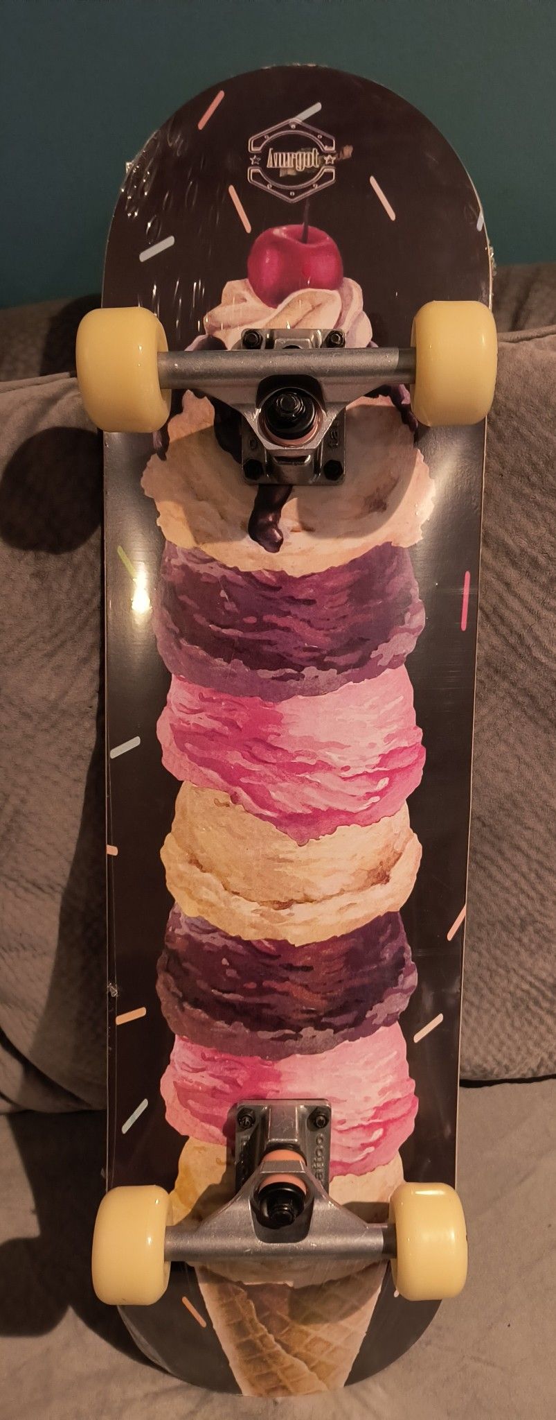 Skateboard--Amrgot WiiSHAM Skateboard, New