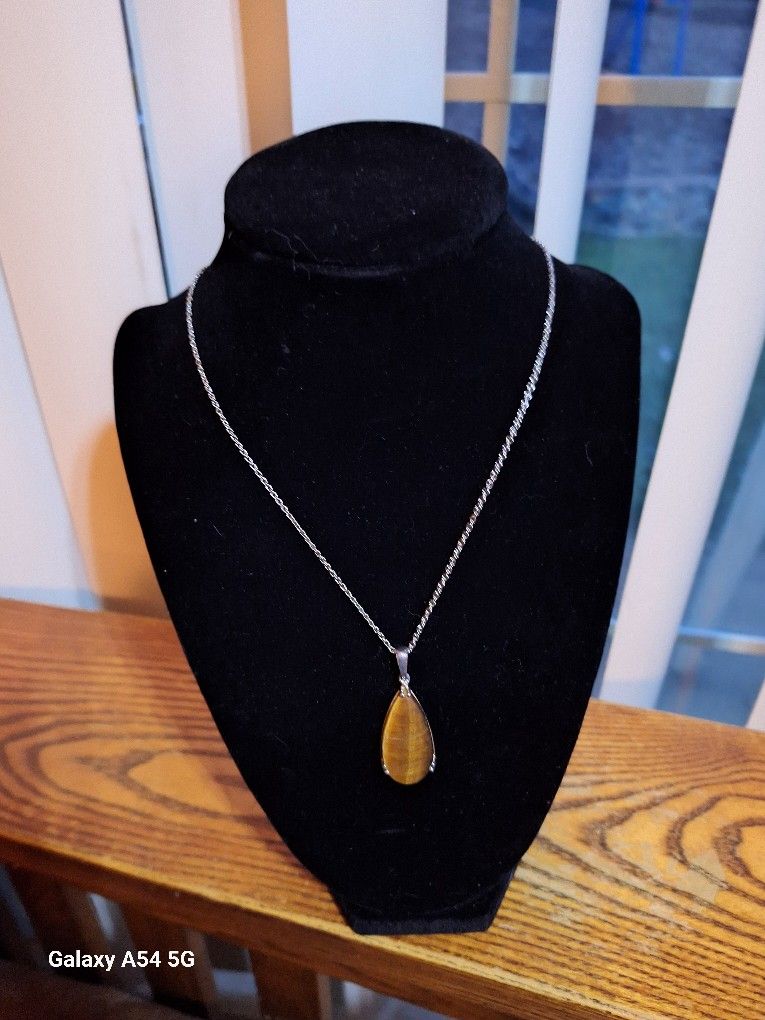 South African Tigers Eye Pendant