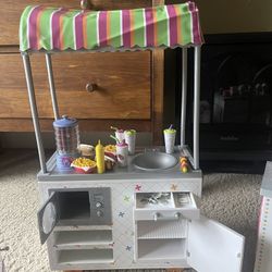 American Girl Doll Campus Snack Cart