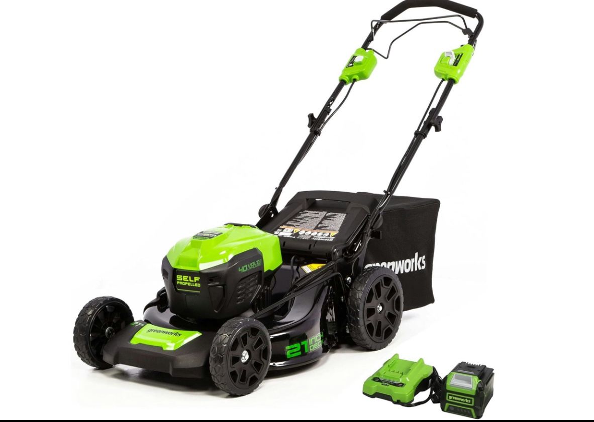 Greenworks 40V 21" Brushless Cordless Self-Propelled Lawn Mower