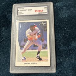 Sammy Sosa Rookie Card