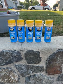 (5) Great Stuff Window and Door Insulating Spray Foam Sealant BRAND NEW