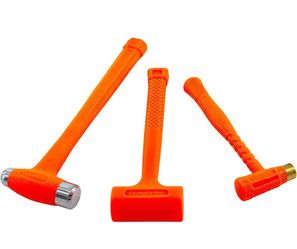 3-Pieces Dead Blow Hammer Set, Brass Hammer, Ball-Peen Hammer, and Dead Blow Hammer, Unibody Checkered Grip, Spark & Rebound Resistant

Brand new in b