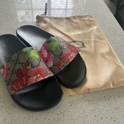 Gucci Floral Slides 