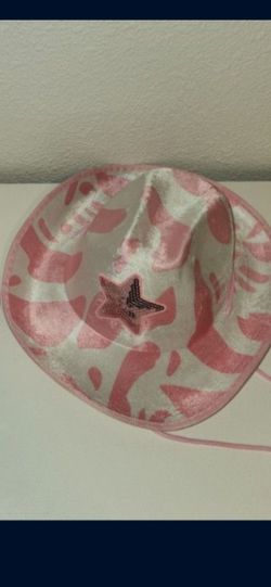 GIRLS' PINK COWBOY HAT