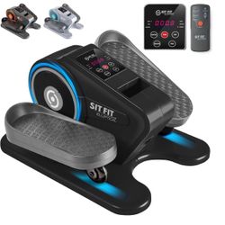 Sit Down and Cycle! Powered Foot Pedal Exerciser for Seniors, Under Desk Elliptical Exercise Bike,