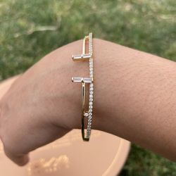 Gold Bracelet Whit Circonia 