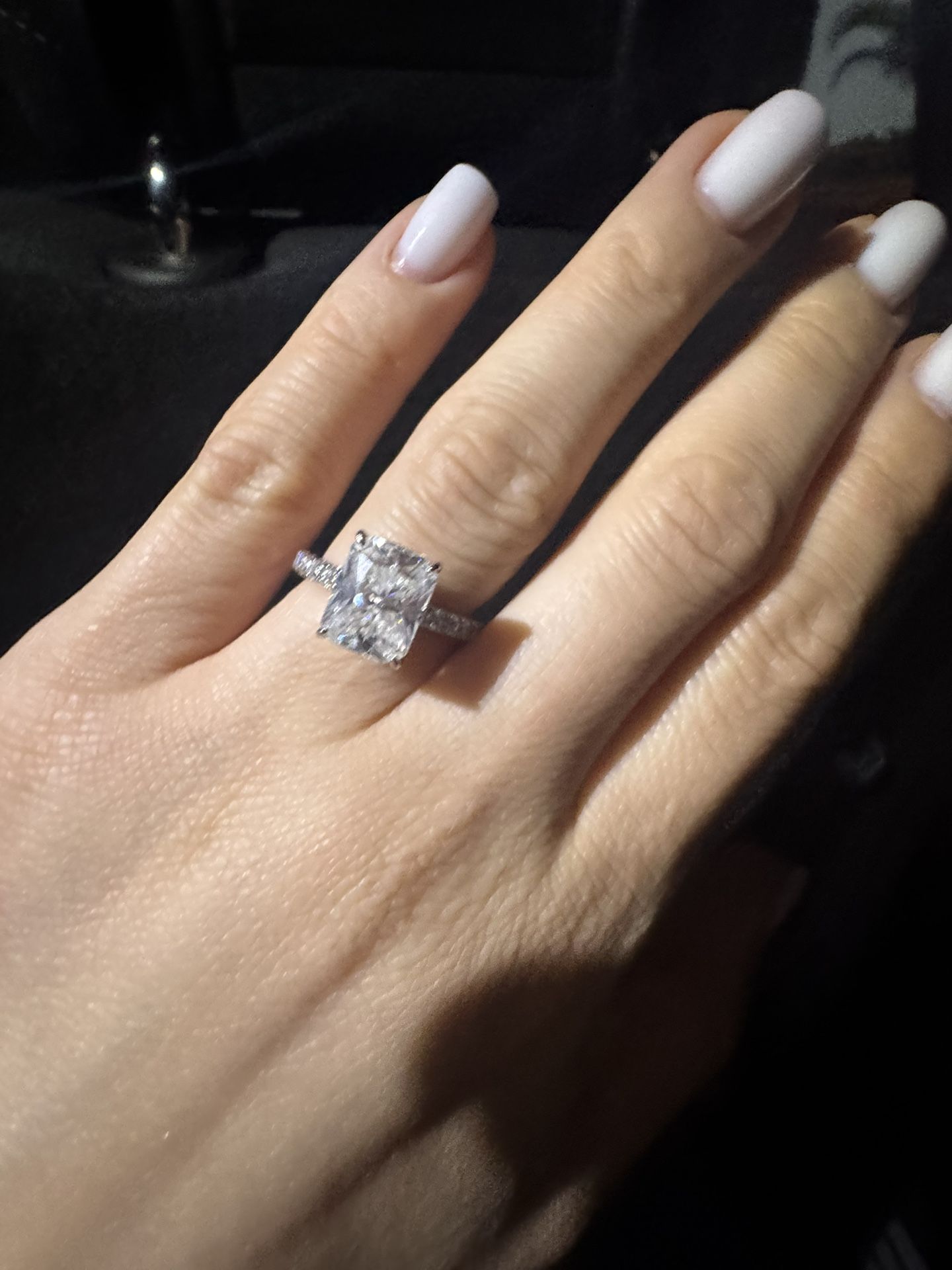 Moissanite 4 Ct Size 7