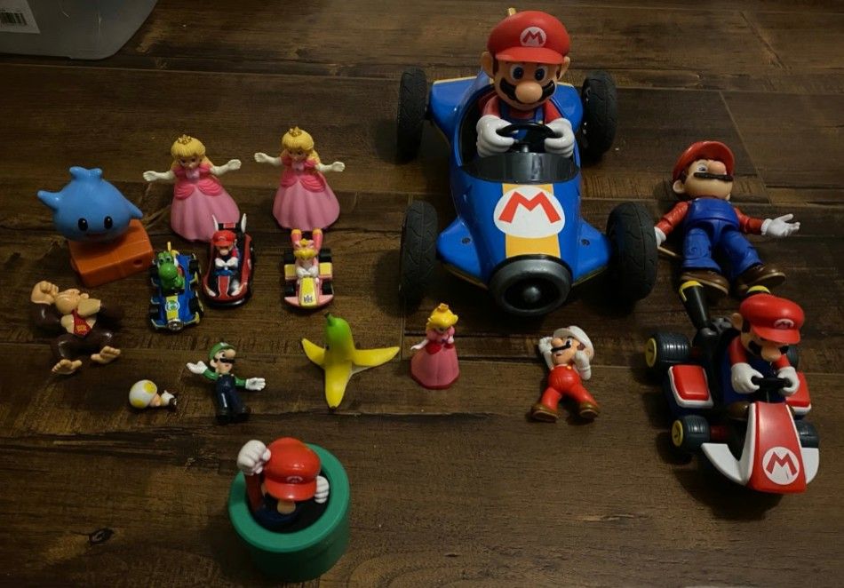 Lot of Super Mario Toys