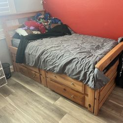 Twin bed and dresser