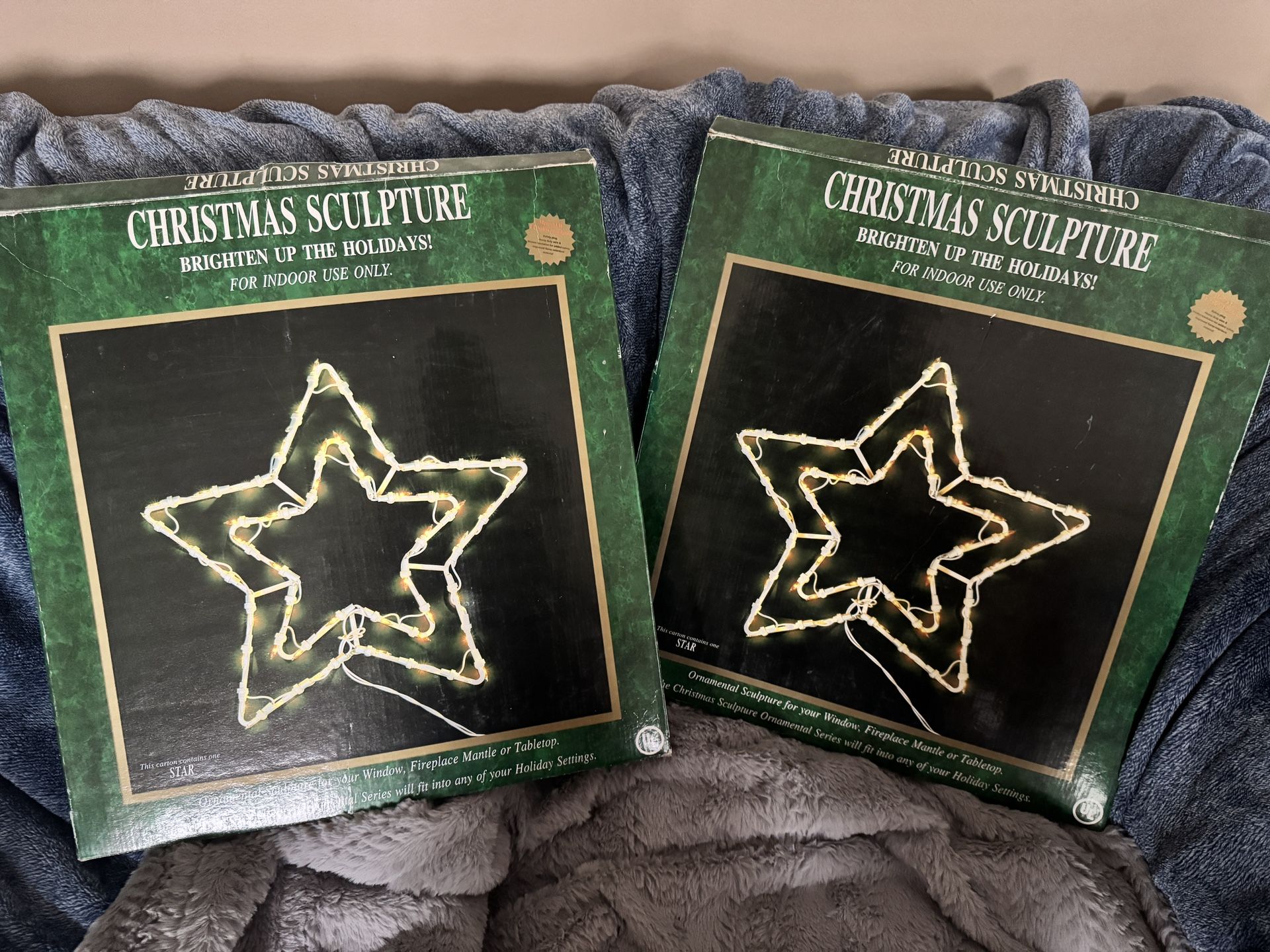 Christmas Window Lights Stars $15 For Both