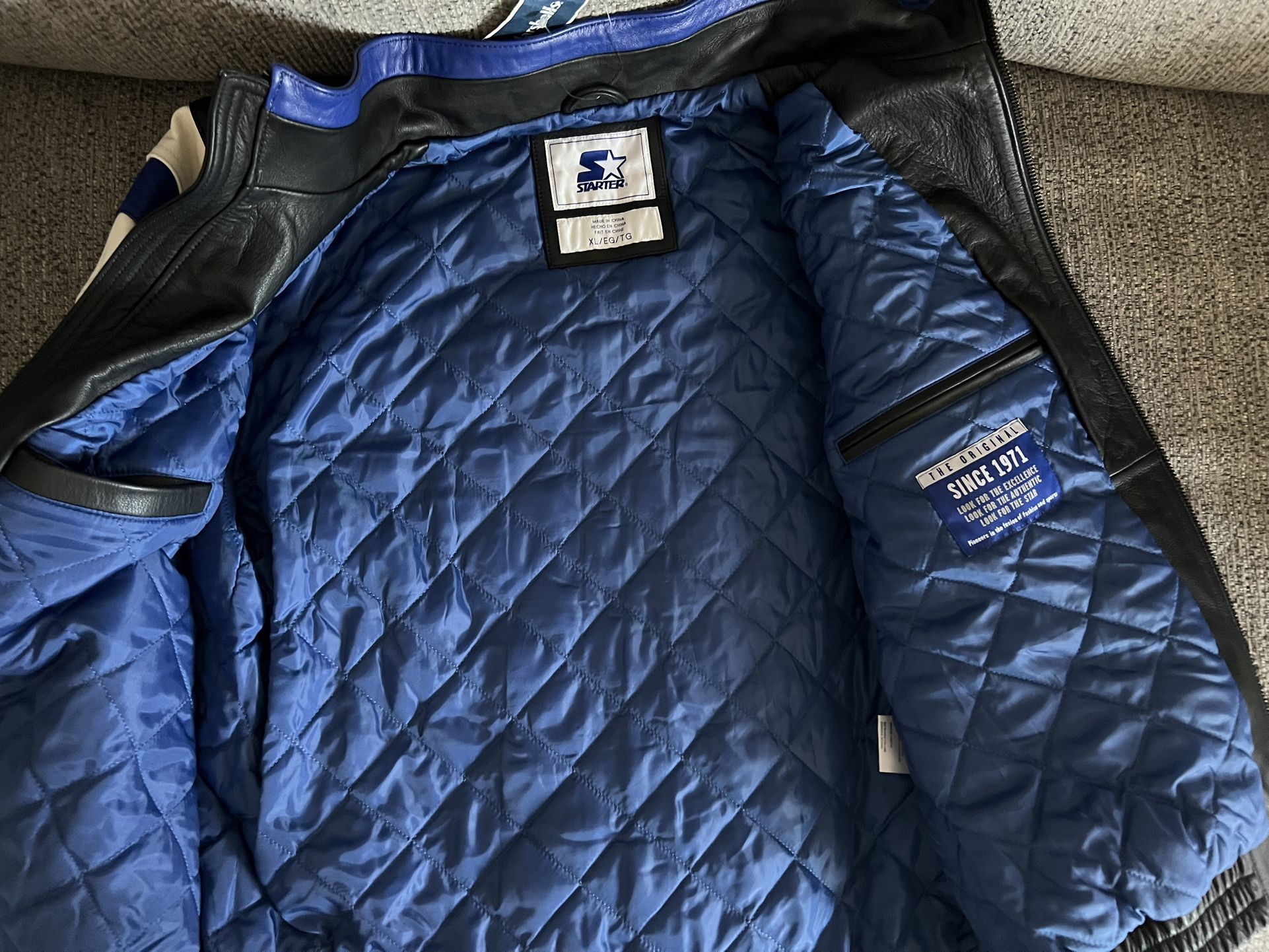 LA Dodgers Leather Jacket