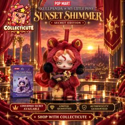 POPMART SKULLPANDA X MY LITTLE PONY PLUSH DOLL PENDANT