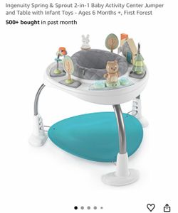 Ingenuity Spring & Sprout 2-in-1 Baby Activity Jumper